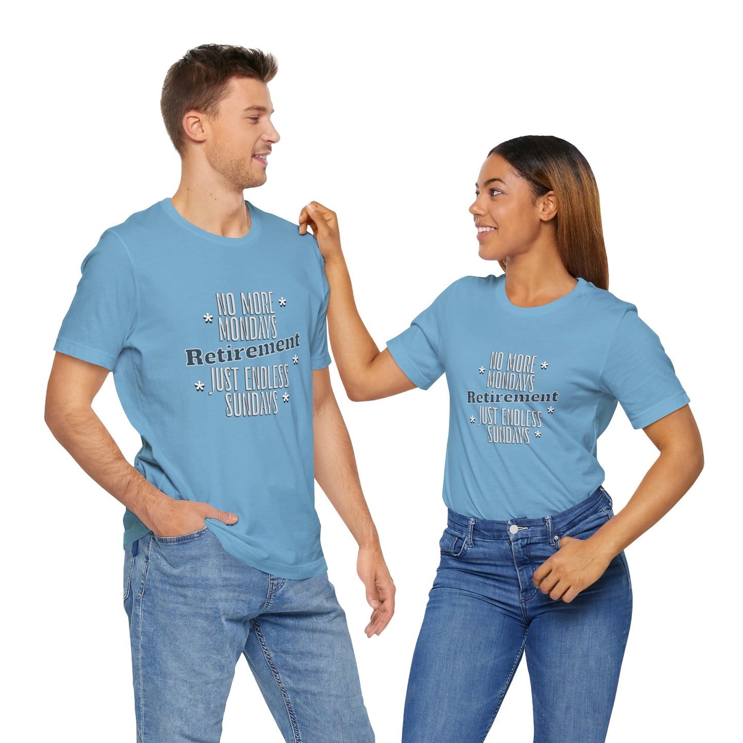 No More Mondays Retirement Just Endless Sundays Cotton Unisex Jersey T-Shirt, Gift Shirt Retirement Party