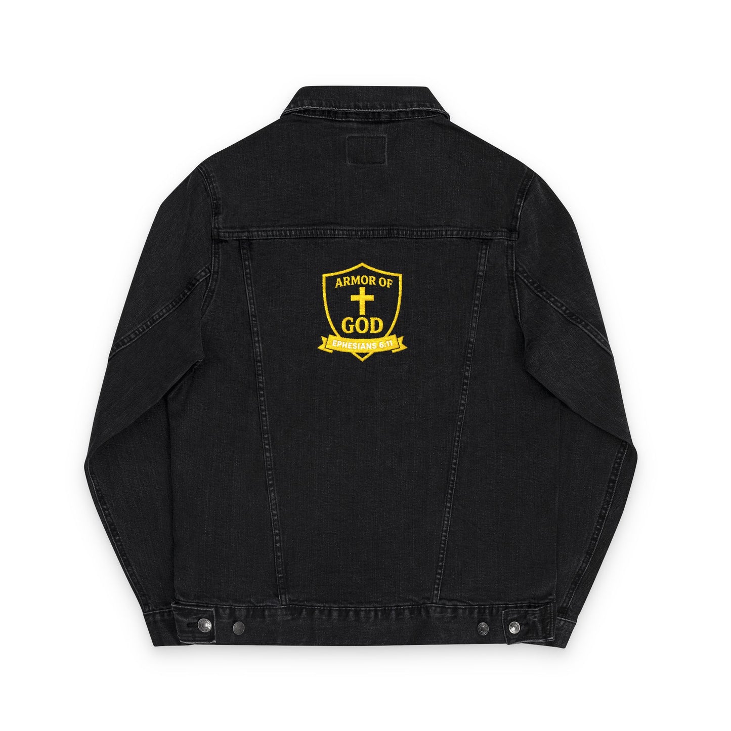 Child of God Embroidered Unisex Denim Jacket - Stylish Layering for Every Occasion, Casual Wear Gift Idea