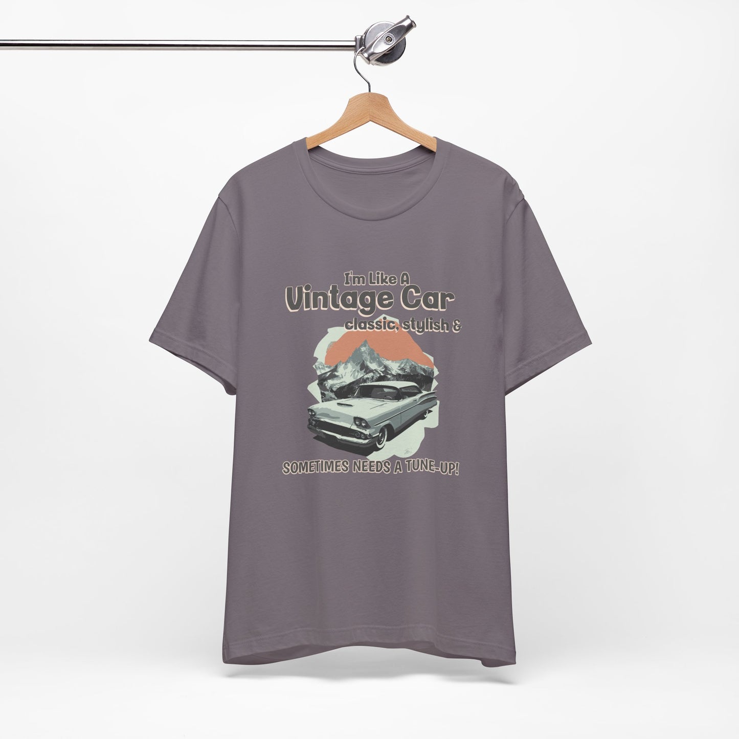 I'm Like a Vintage Car Cotton Unisex Jersey T-Shirt , Classic Car Lover, Retro Auto Enthusiast, Automotive Humor Gift