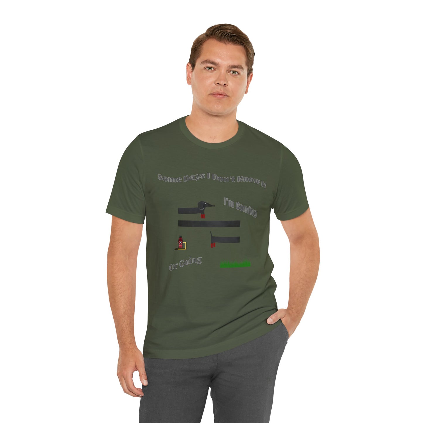 Some Days I Don't Know If I'm Coming or Going Unisex Cotton T-Shirt, Funny Gift For Any Occasion