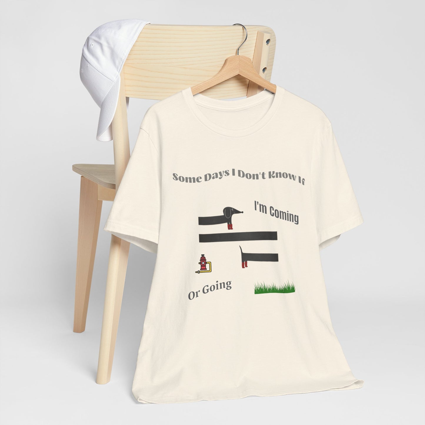Some Days I Don't Know If I'm Coming or Going Unisex Cotton T-Shirt, Funny Gift For Any Occasion