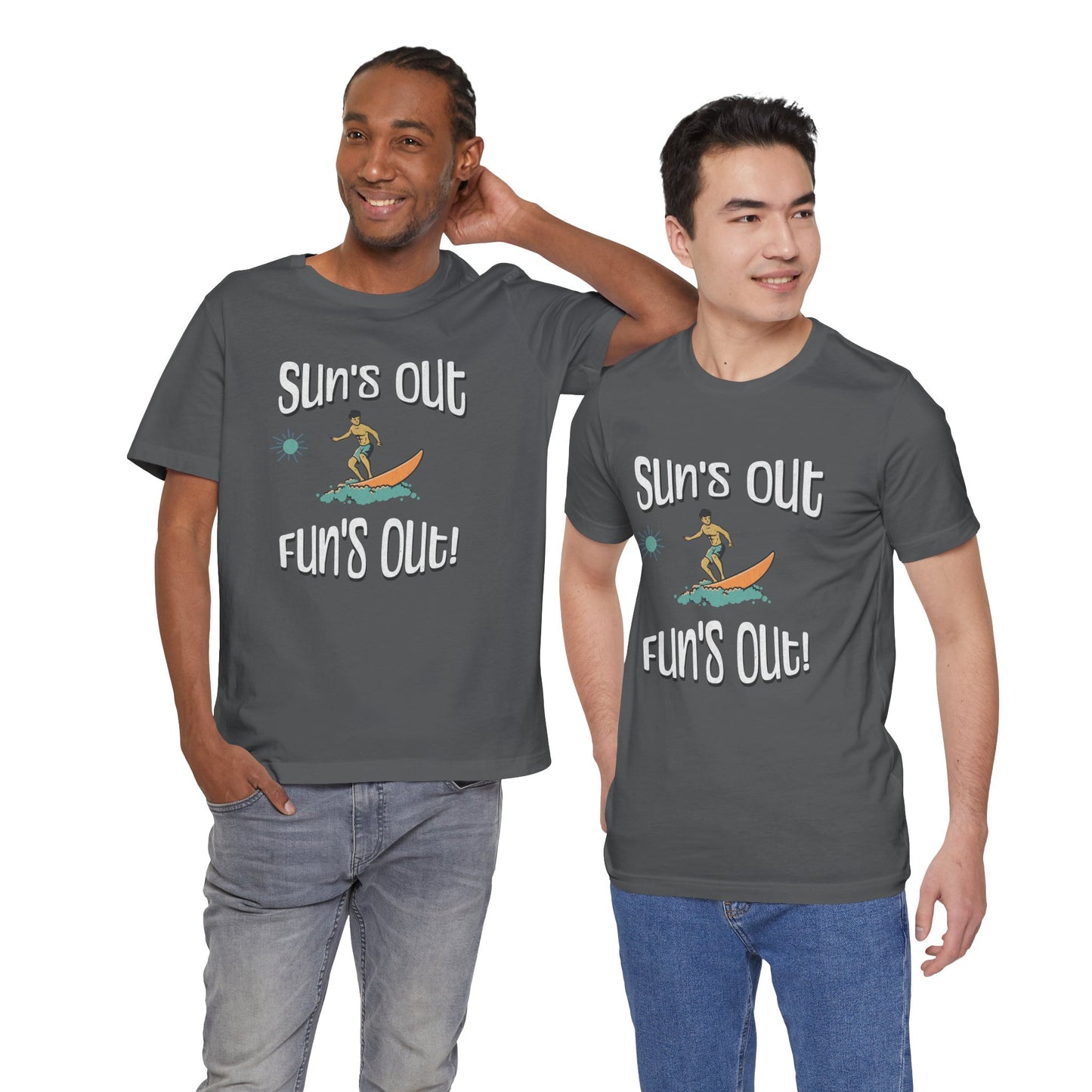 Sun's Out Fun's Out Cotton Unisex T-Shirt, California Ocean Vibes