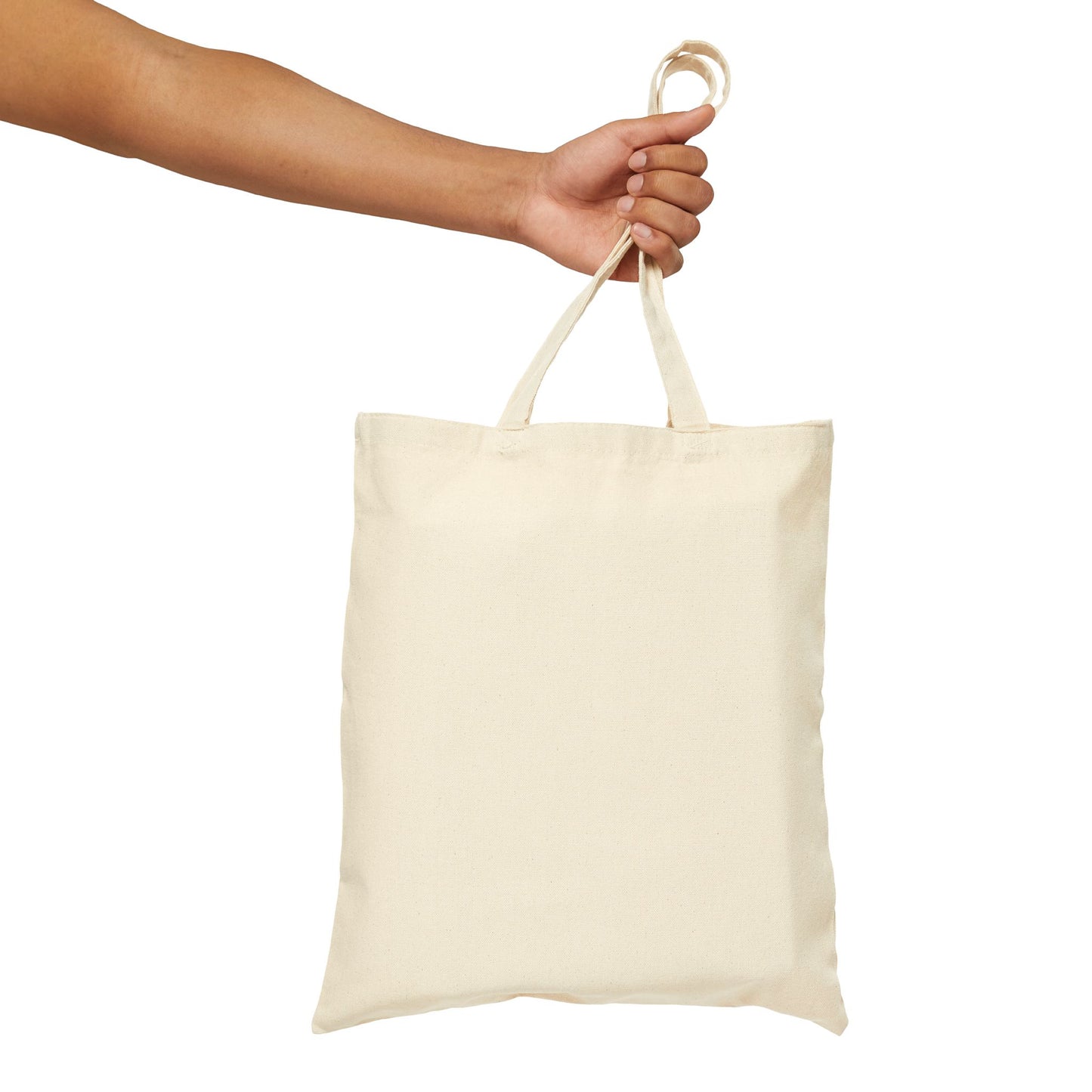 Jesus Loves You Follow Me for the Good Life Cotton Canvas Tote Bag, Inspirational Gift, Bible Verse Bag