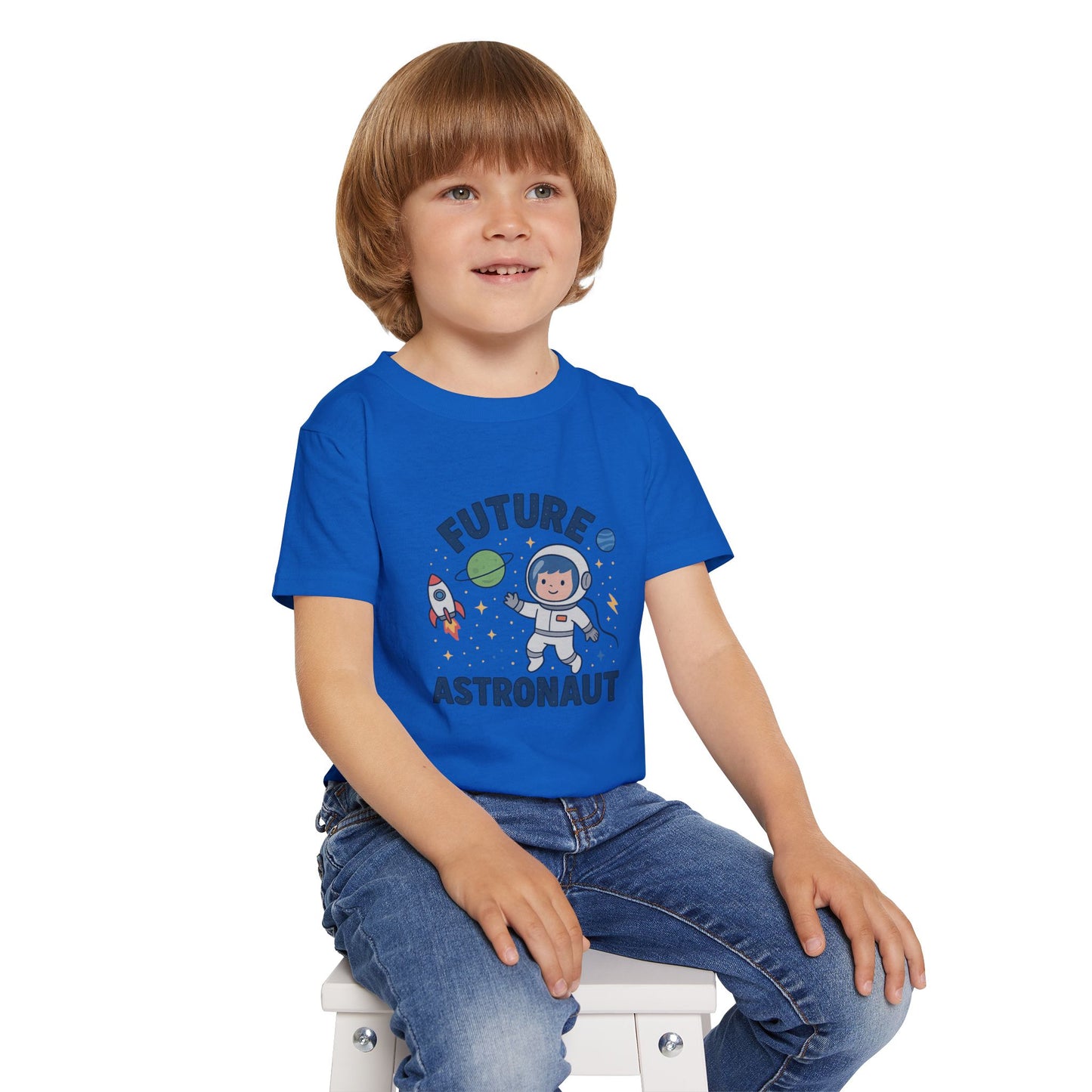 Future Astronaut Cotton Toddler T-Shirt, Little Explorer & Space Theme T-Shirt
