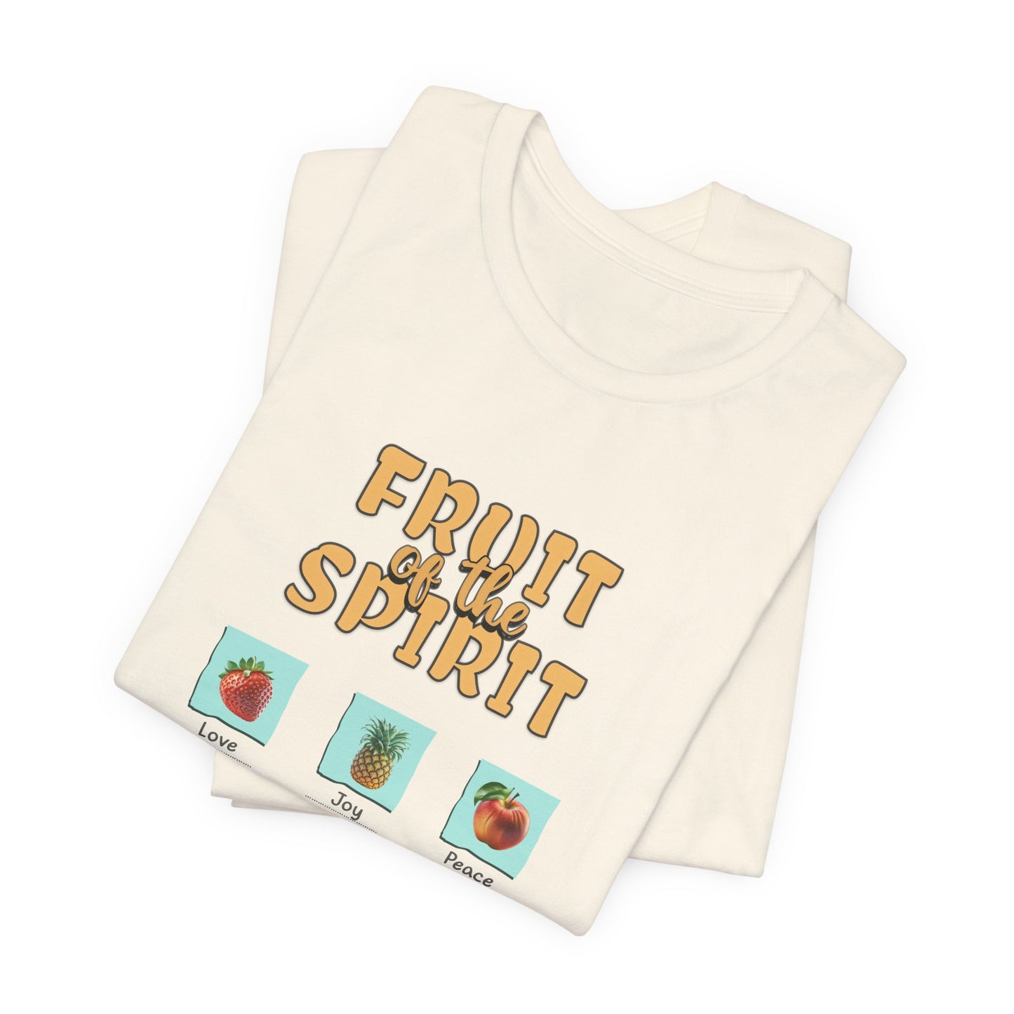 Fruit of the Spirit Cotton Jersey Unisex T-Shirt Christian Comfy Casual Gift