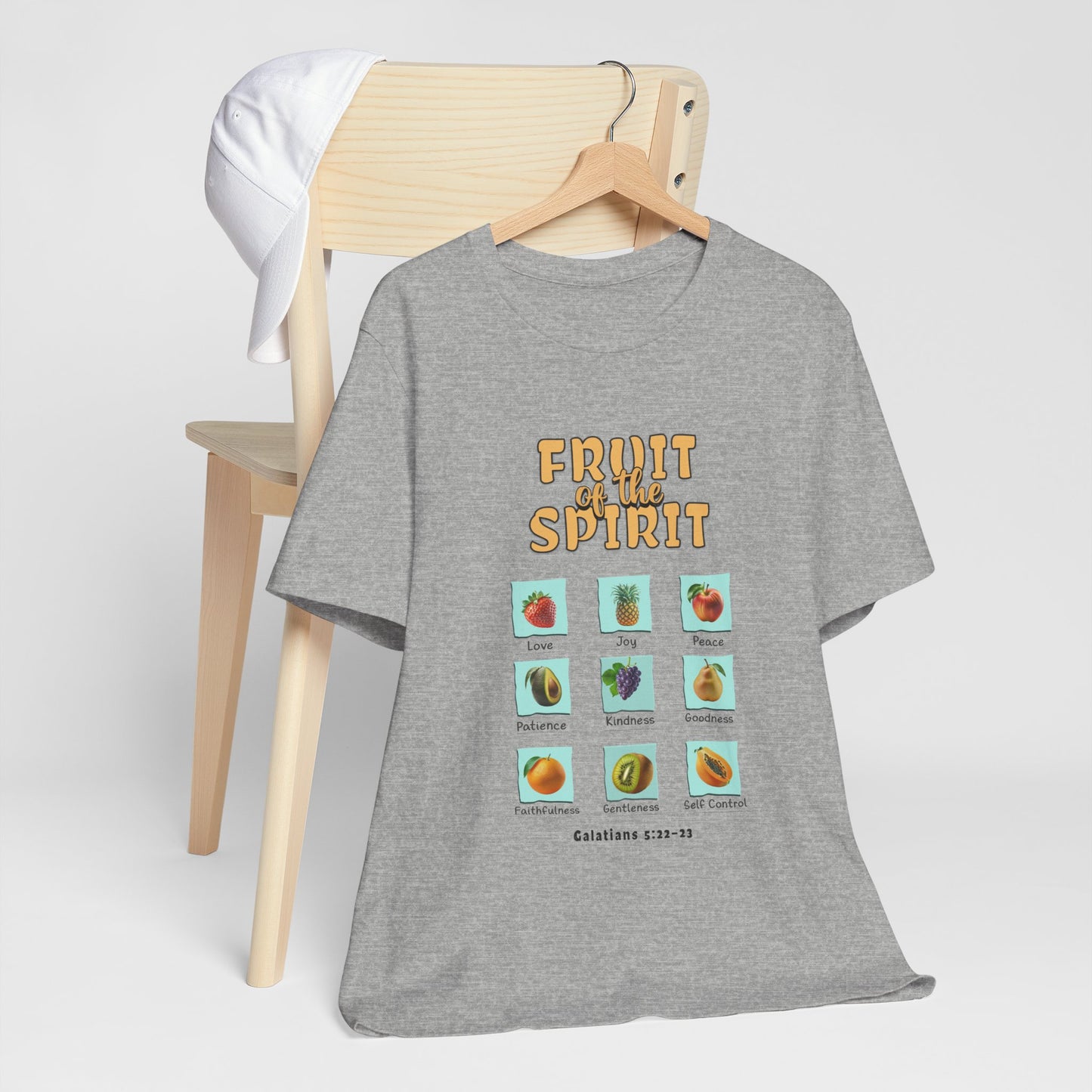 Fruit of the Spirit Cotton Jersey Unisex T-Shirt Christian Comfy Casual Gift
