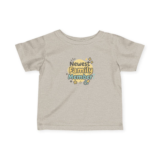 Newest Family Member Infant Tee, Baby Announcement Gift, Newborn Outfit, Baby Shower Gift
