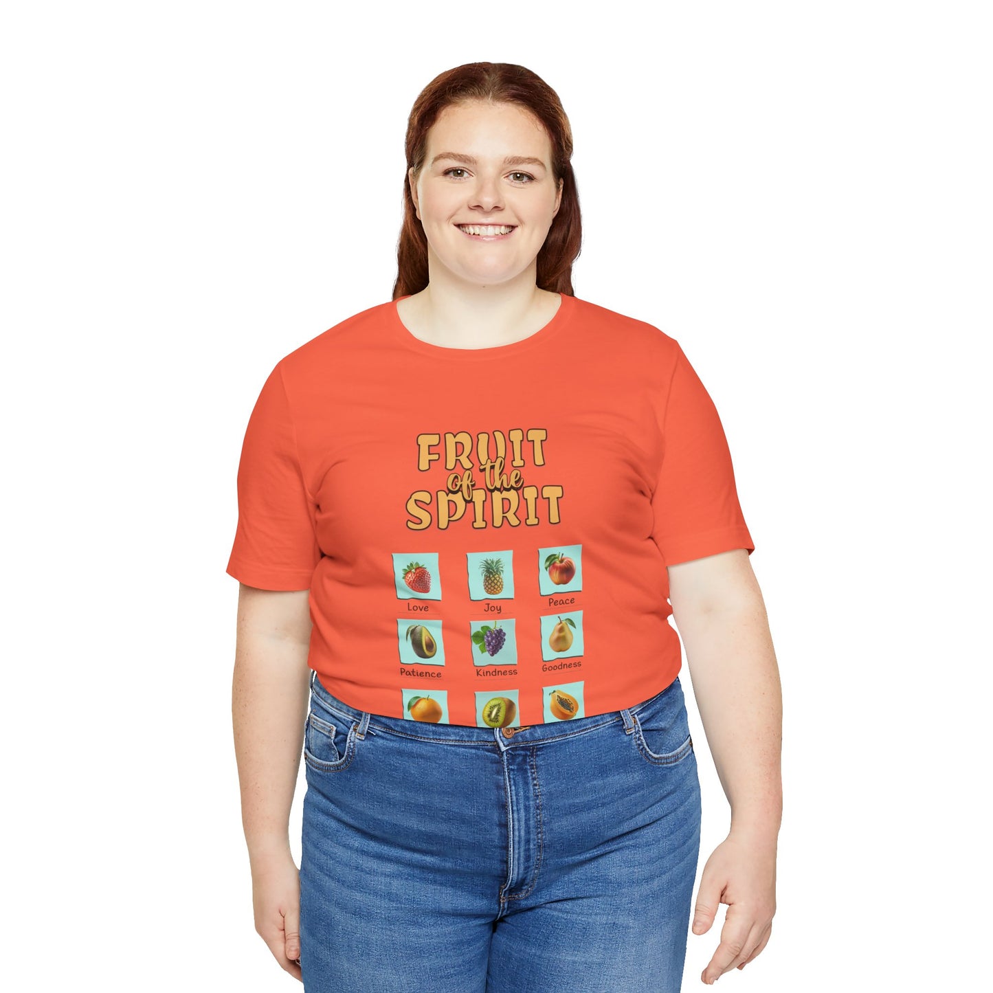 Fruit of the Spirit Cotton Jersey Unisex T-Shirt Christian Comfy Casual Gift